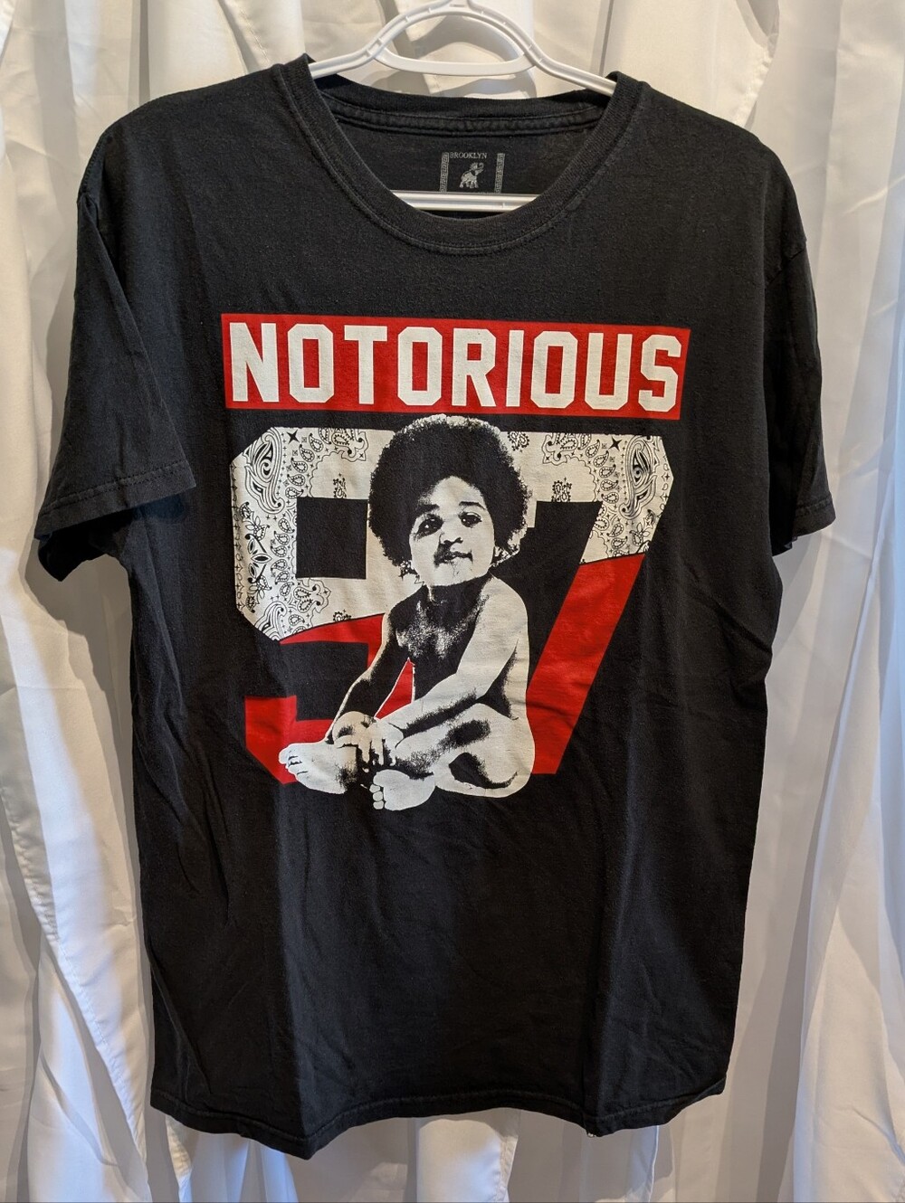 3 ✨ Brooklyn Mint Notorious B.I.G. Biggie Smalls Tee M